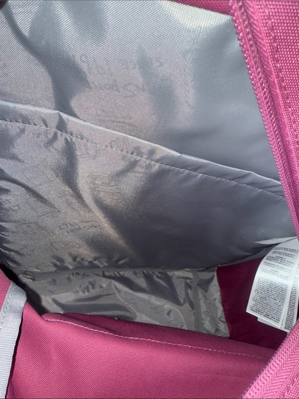 Jansport Rose Pink Backpack with Front Pocket - Picture 7 of 8